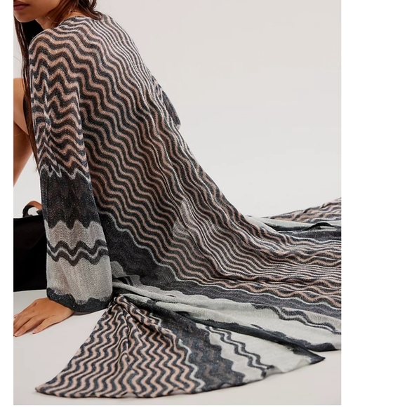 Free People Pharaoh Fine Knit Kimono - Picture 11 of 12